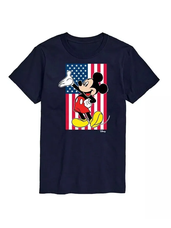 Мужская футболка с коротким рукавом Hybrid Apparel Mickey Flag AIRWAVES — изображение 6 из 6, черный