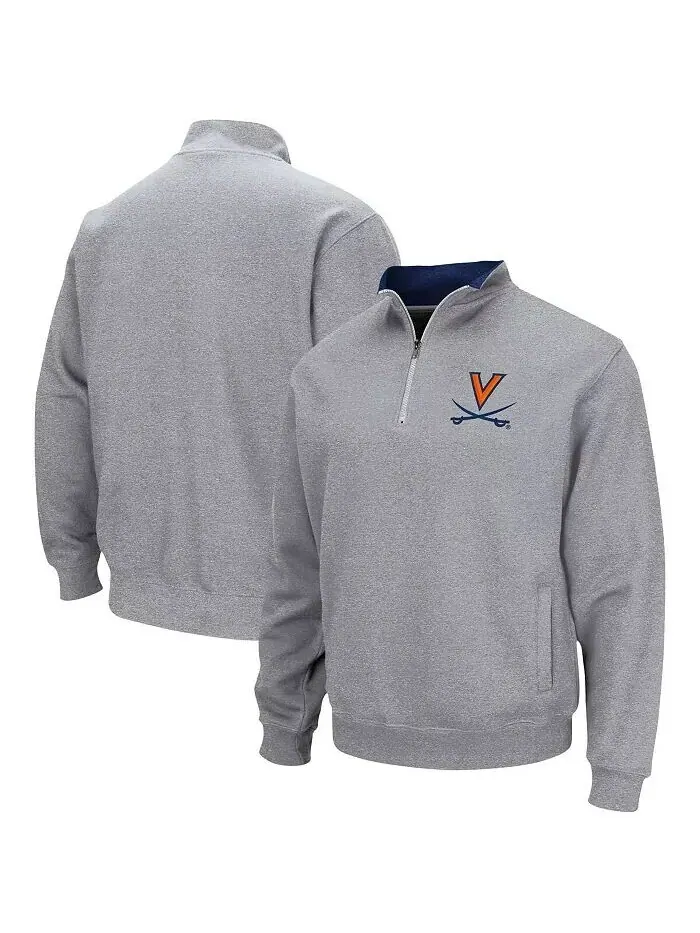 Мужская куртка с логотипом команды Virginia Cavaliers Tortugas Team и четверть молнии Colosseum — белый