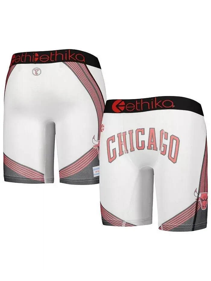 Молодежные боксеры Red Chicago Bulls City Edition для мальчиков и девочек Ethika — красный