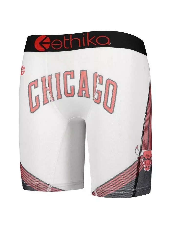 Молодежные боксеры Red Chicago Bulls City Edition для мальчиков и девочек Ethika — изображение 2 из 3, красный