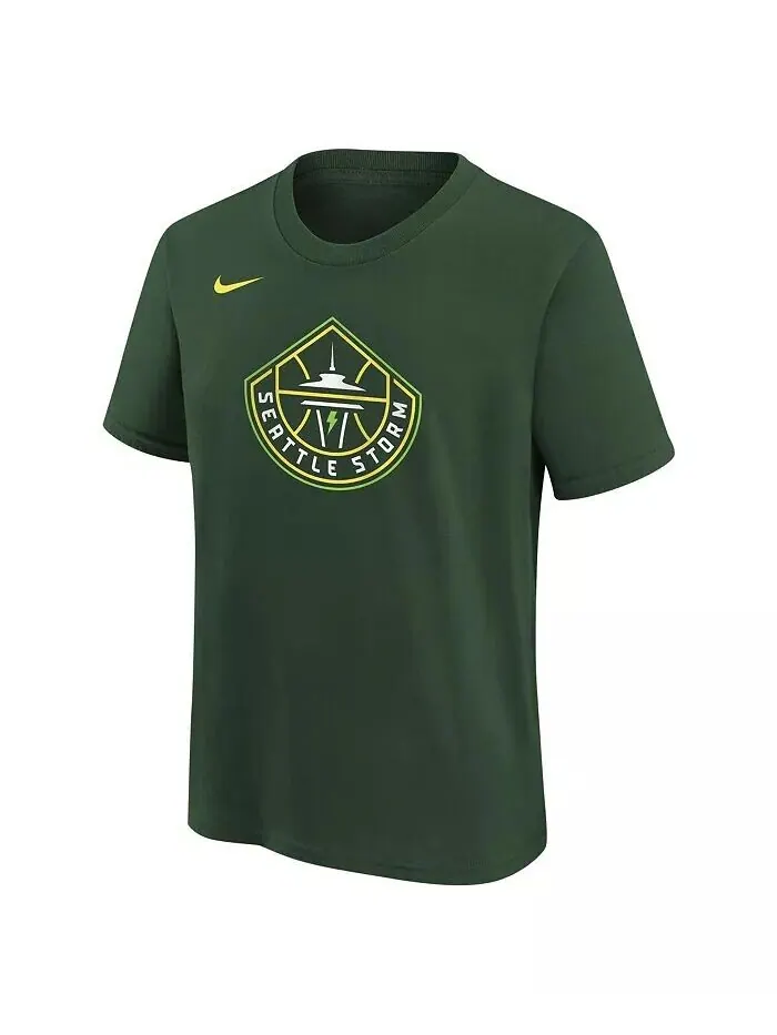 Зеленая футболка с логотипом Big Boys and Girls Hunter Seattle Storm Essential Nike — изображение 3 из 3, зеленый