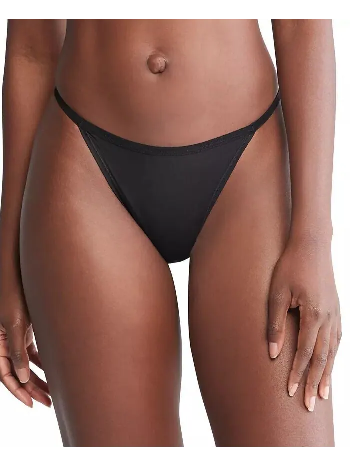 Женское нижнее белье стринги Ideal String с микрострингами QD5115 Calvin Klein — изображение 1 из 6, кедр