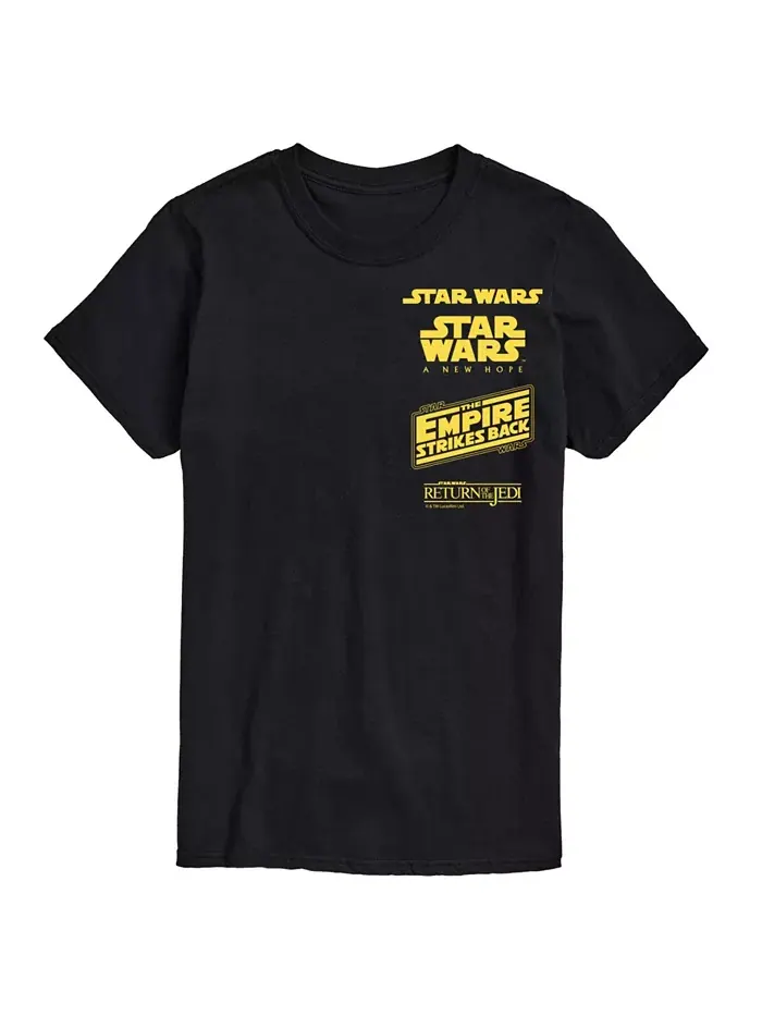 Мужская футболка с коротким рукавом Star Wars AIRWAVES — изображение 1 из 3, черный