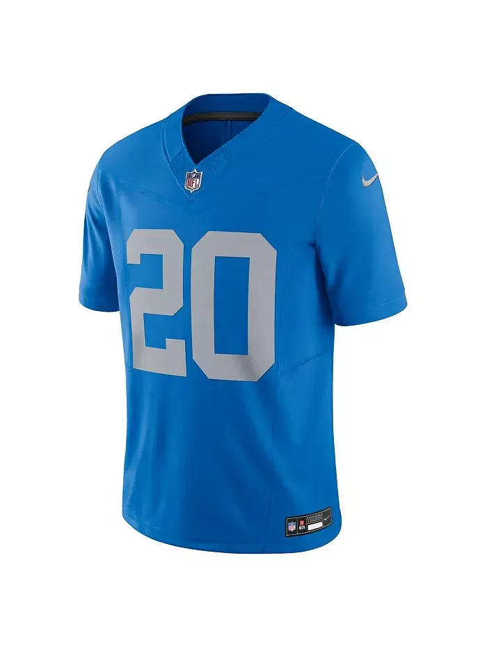 Мужская альтернативная лимитированная джерси Detroit Lions Vapor F.U.S.E. Barry Sanders Nike — изображение 3 из 3, синий