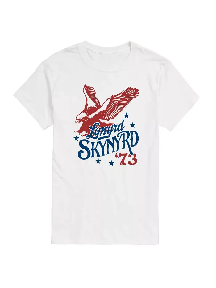 Мужская футболка с коротким рукавом Lynyrd Skynyrd '73 AIRWAVES — изображение 1 из 3, белый