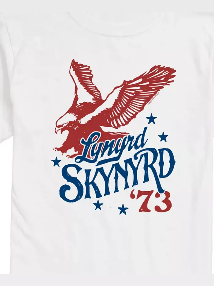 Мужская футболка с коротким рукавом Lynyrd Skynyrd '73 AIRWAVES — изображение 2 из 3, белый