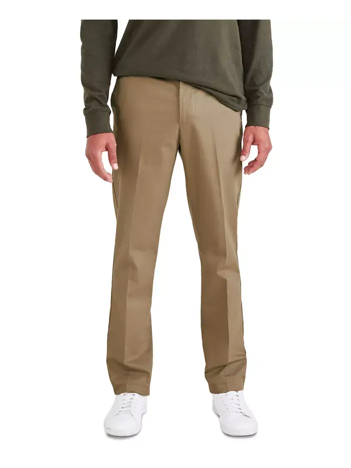 Мужские брюки Signature Slim Fit Iron Free Khaki с защитой от пятен Dockers