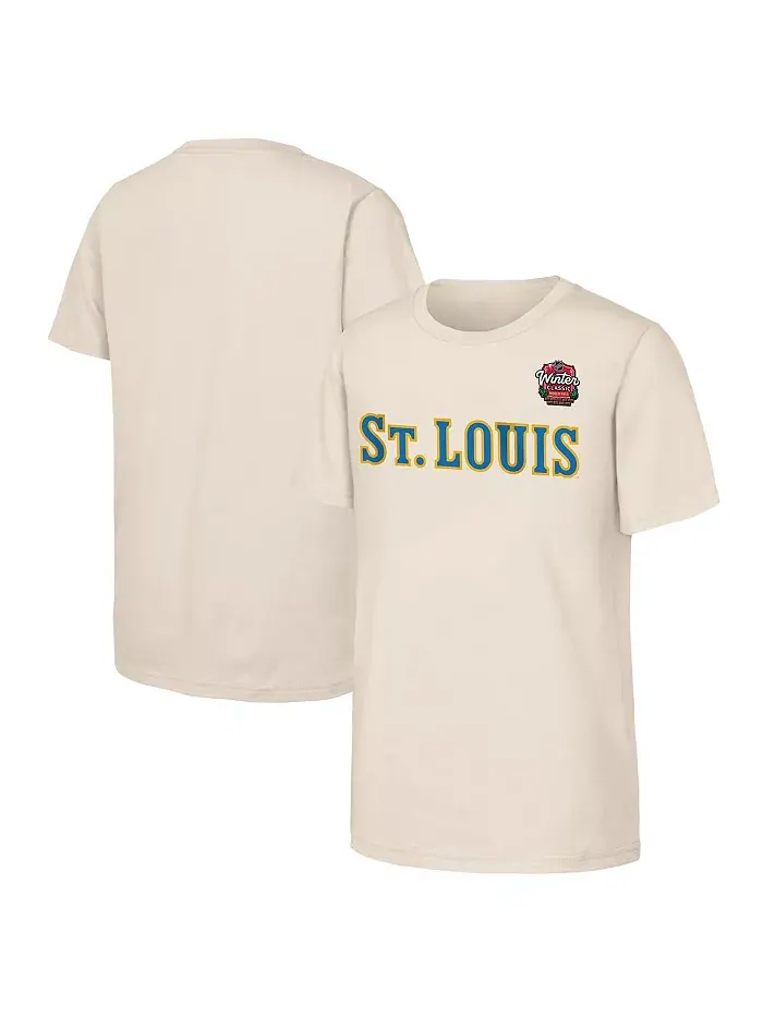 Футболка с основным логотипом St. Louis Blues для мальчиков и девочек постарше, коллекция NHL