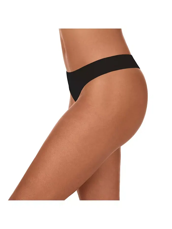 Женские трусики-стринги Litewear Cut Anywear, 3 шт DKNY — изображение 3 из 4, черный