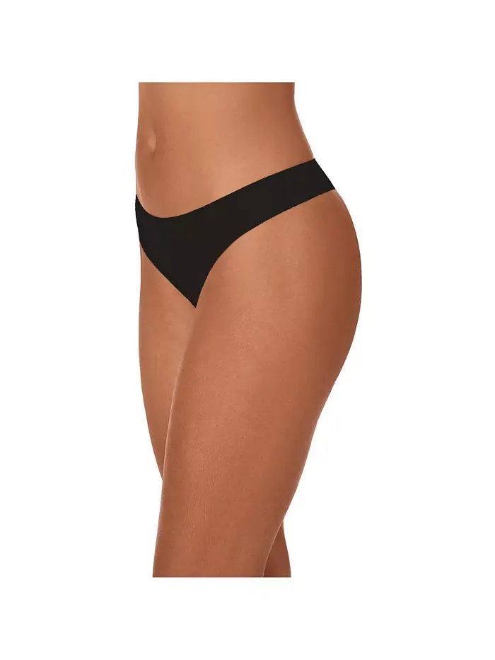 Женские трусики-стринги Litewear Cut Anywear, 3 шт DKNY — изображение 4 из 4, черный