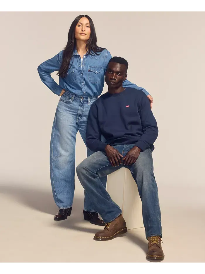 Женские джинсы Cinch с высокой посадкой и бочкообразными штанинами Levi'S — изображение 7 из 9, черный