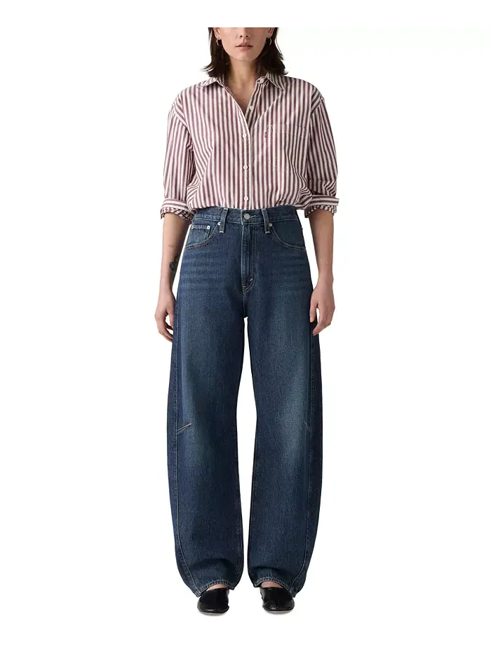 Женские джинсы Cinch с высокой посадкой и бочкообразными штанинами Levi's