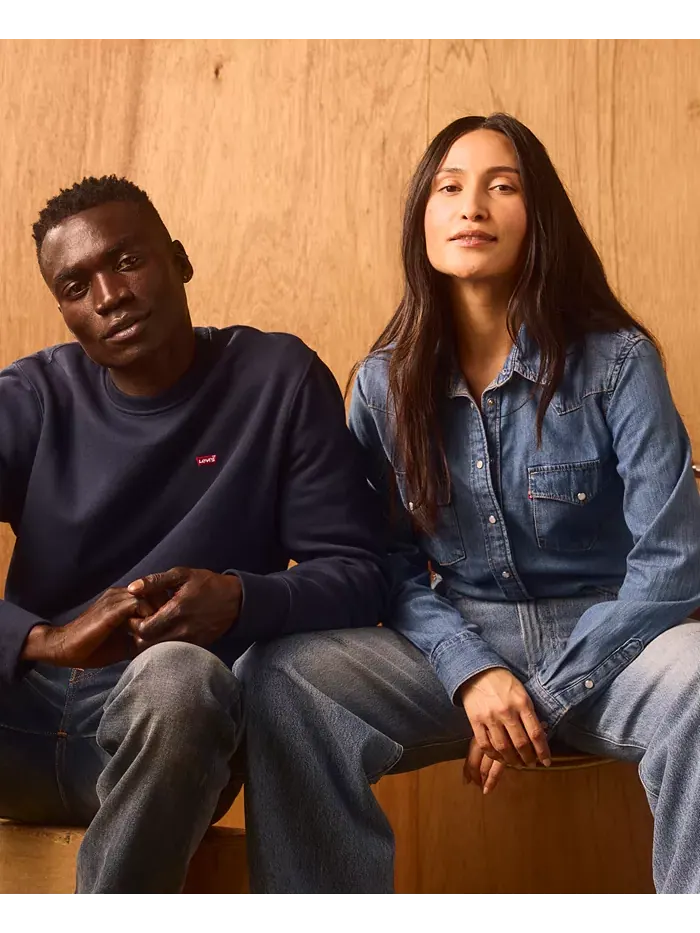 Женские джинсы Cinch с высокой посадкой и бочкообразными штанинами Levi'S — изображение 8 из 9, синий