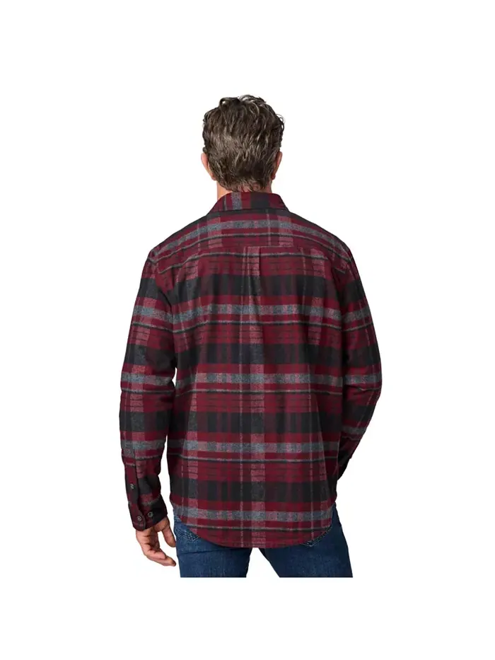 Мужская фланелевая рубашка Easywear II с флисовой подкладкой Free Country — изображение 3 из 3, красный