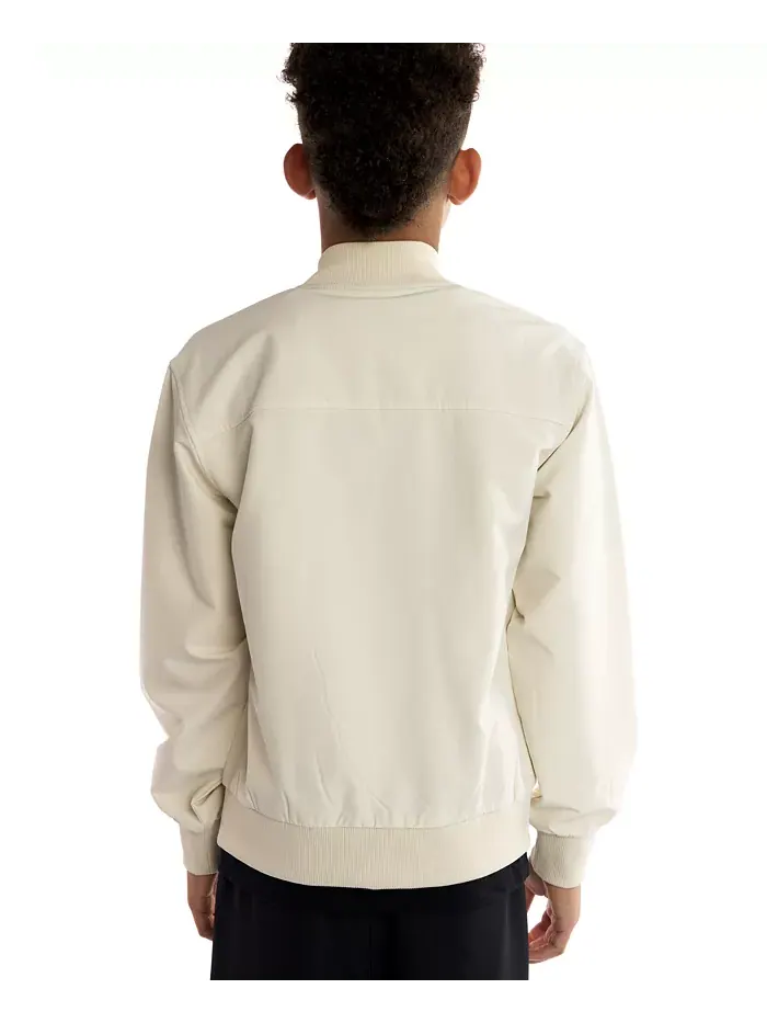 Мальчиковая куртка-бомбер Pierce Graphic Varsity для возрастов 5-20 Sovereign Code — изображение 2 из 4, бежевый/бежевый