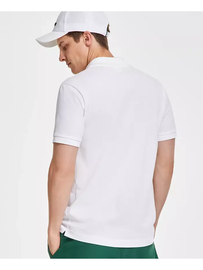 Поло Lacoste, мужское, классическое — изображение 4 из 5, белый