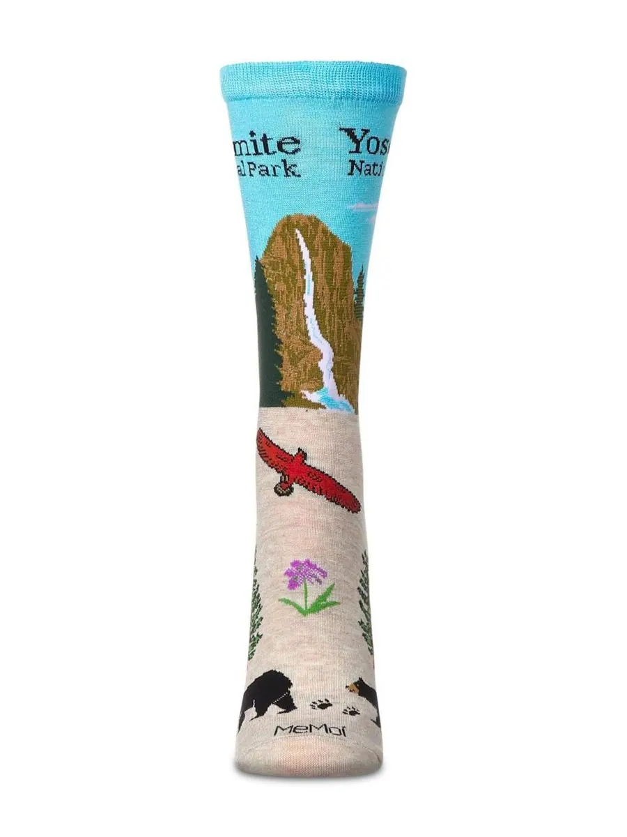 Женские носки Yosemite Rayon From Crew Socks MeMoi — изображение 2 из 3, слоновая кость