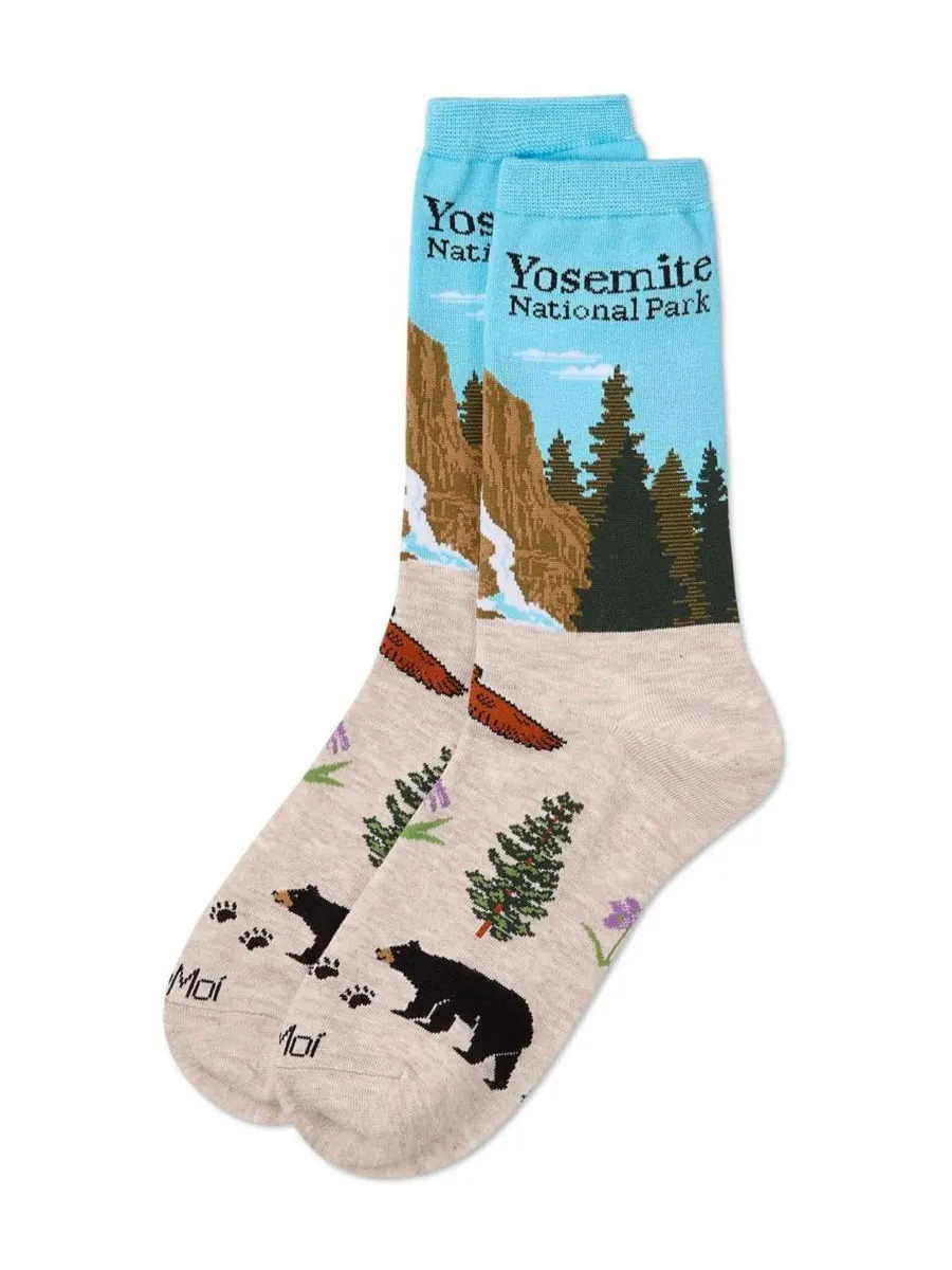 Женские носки Yosemite Rayon From Crew Socks MeMoi — изображение 3 из 3, слоновая кость