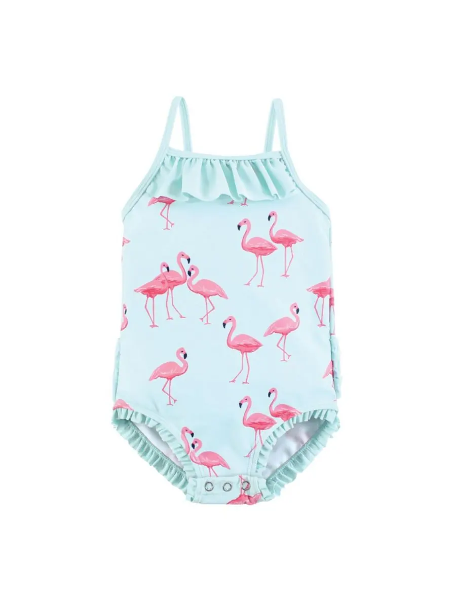 Детский купальник, подсолнух Hudson Baby, Mint flamingo — изображение 1 из 2