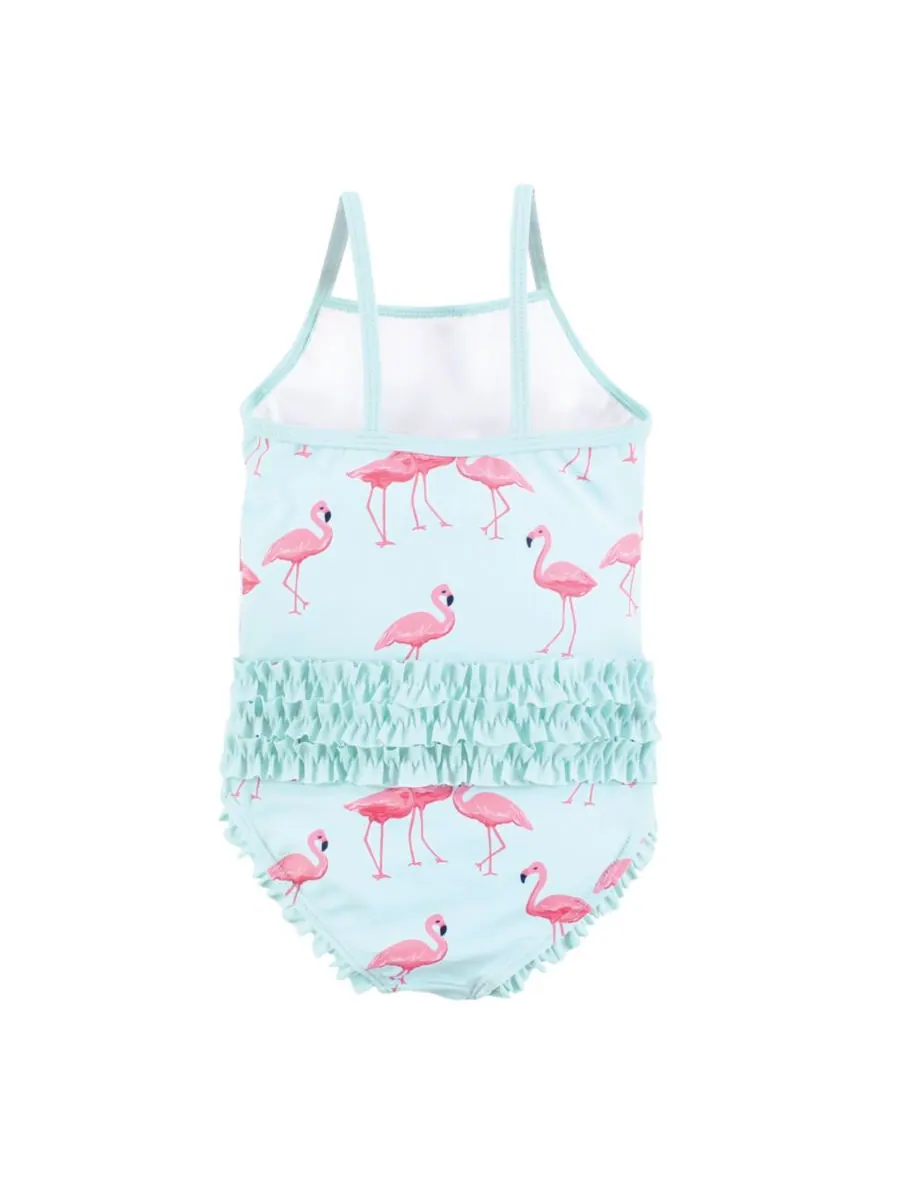 Детский купальник, подсолнух Hudson Baby, Mint flamingo — изображение 2 из 2