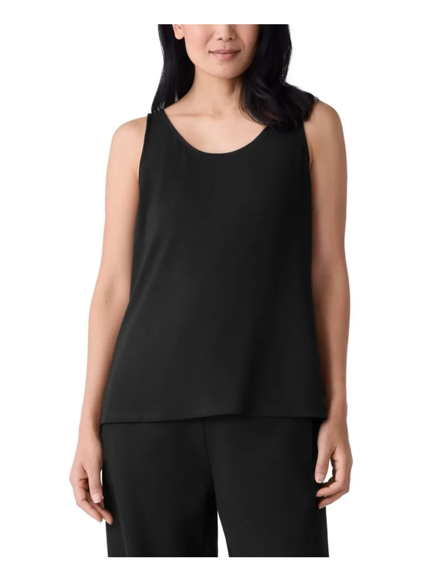 Женская майка без рукавов Eileen Fisher — изображение 1 из 4, черный