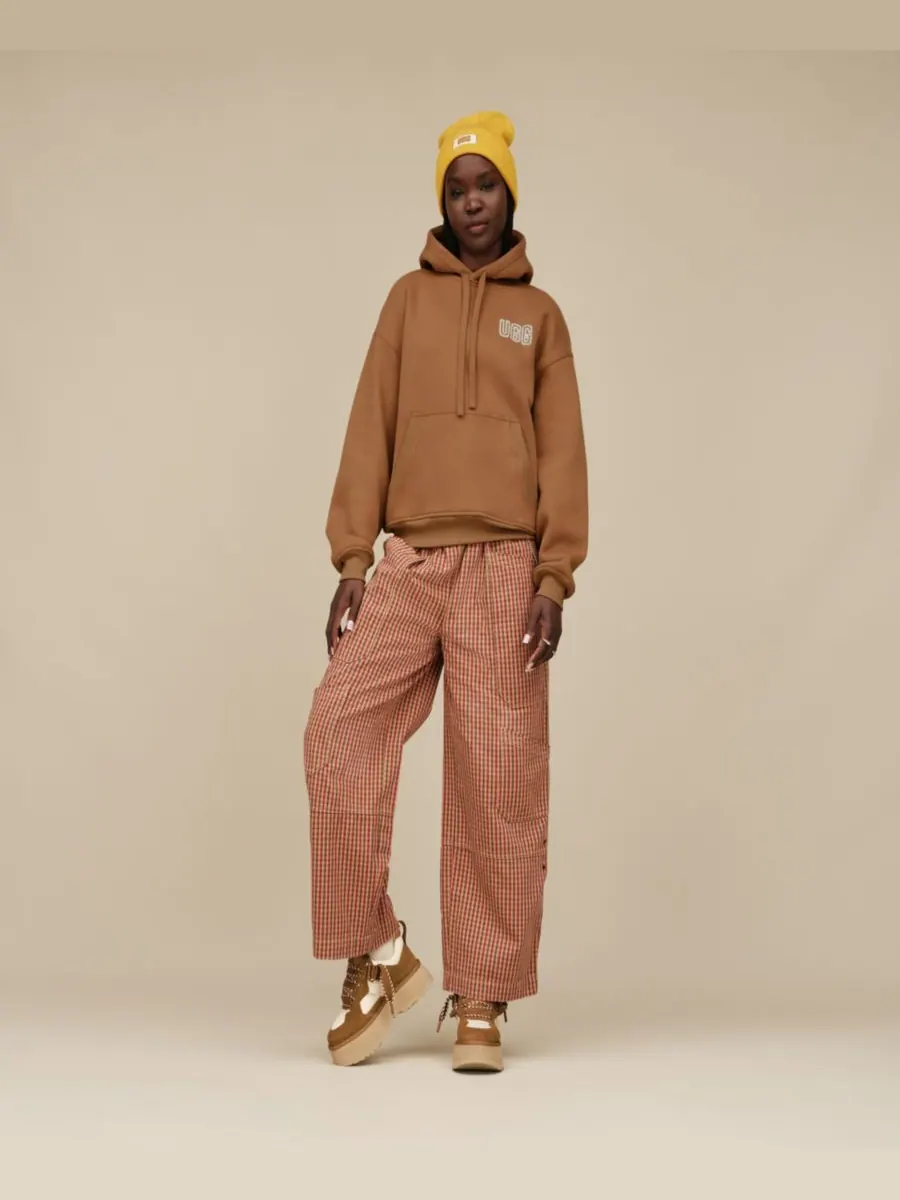 Женская толстовка UGG оверсайз с графическим принтом UGG