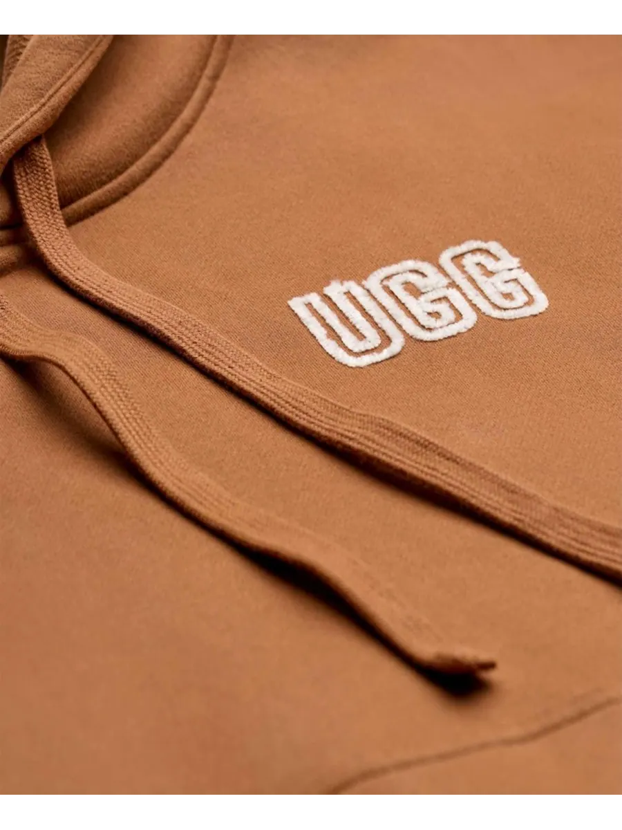 Женская толстовка UGG оверсайз с графическим принтом UGG — изображение 3 из 5, орех