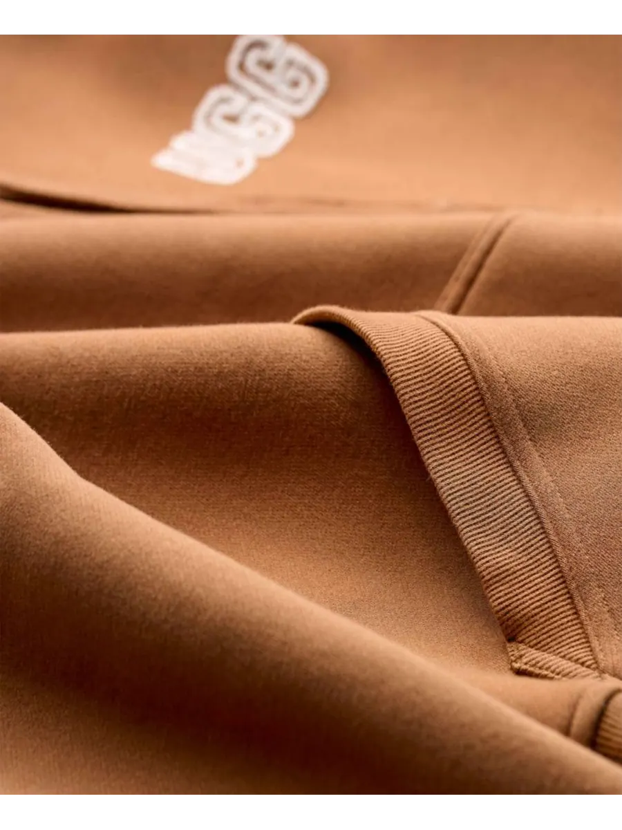 Женская толстовка UGG оверсайз с графическим принтом UGG — изображение 4 из 5, орех
