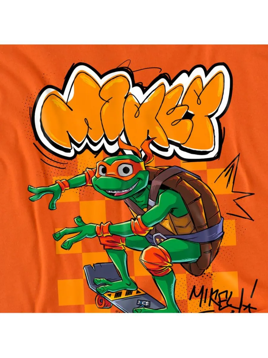 Футболка Big & Tall Tales Of The Mikey Skateboard TEENAGE MUTANT NINJA TURTLES — изображение 2 из 3, оранжевый