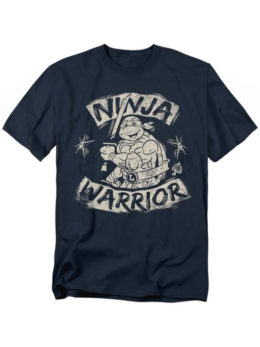 Мужская футболка TMNT Ninja Warrior TEENAGE MUTANT NINJA TURTLES — синий