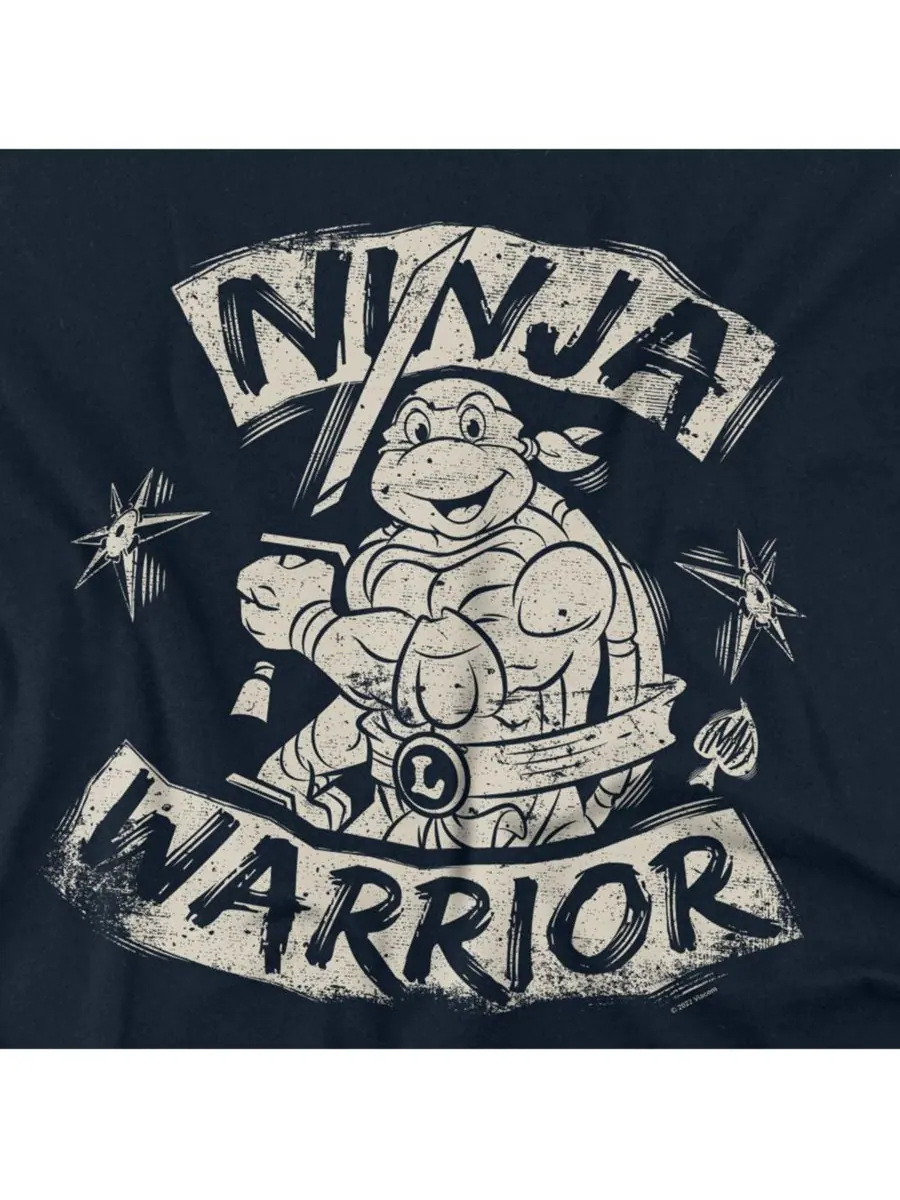 Мужская футболка TMNT Ninja Warrior TEENAGE MUTANT NINJA TURTLES — изображение 3 из 3, темно-синий