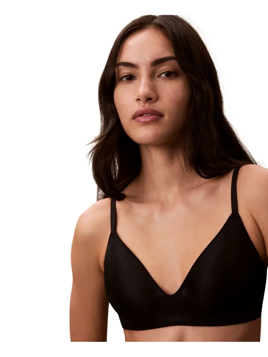 Женский бюстгальтер с полной поддержкой и регулируемой шириной Calvin Klein — изображение 4 из 6, черный