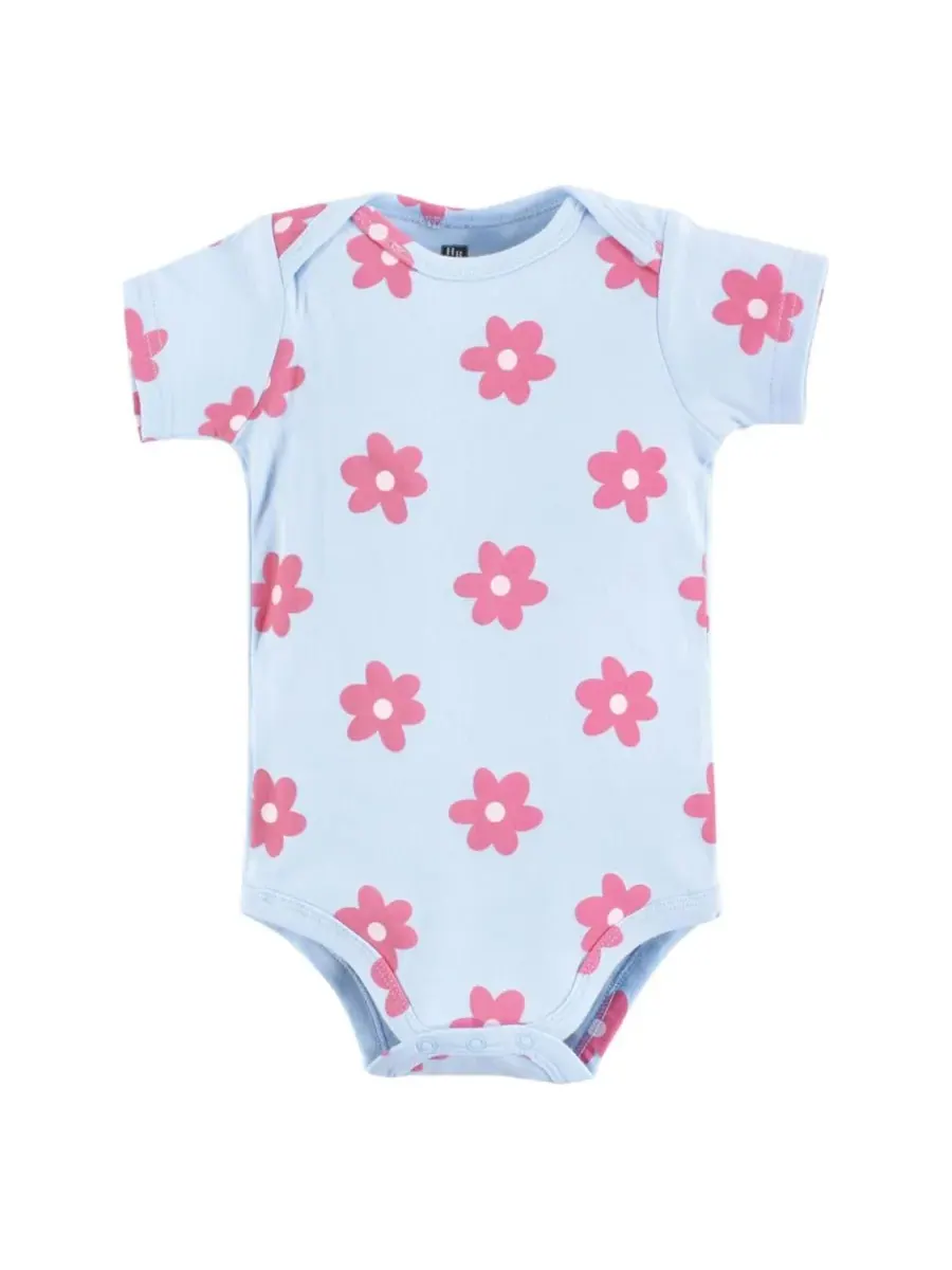 Комплект из 3 мягких хлопковых боди на каждый день Hudson Baby, Mommys Girl Butterfly — изображение 3 из 5