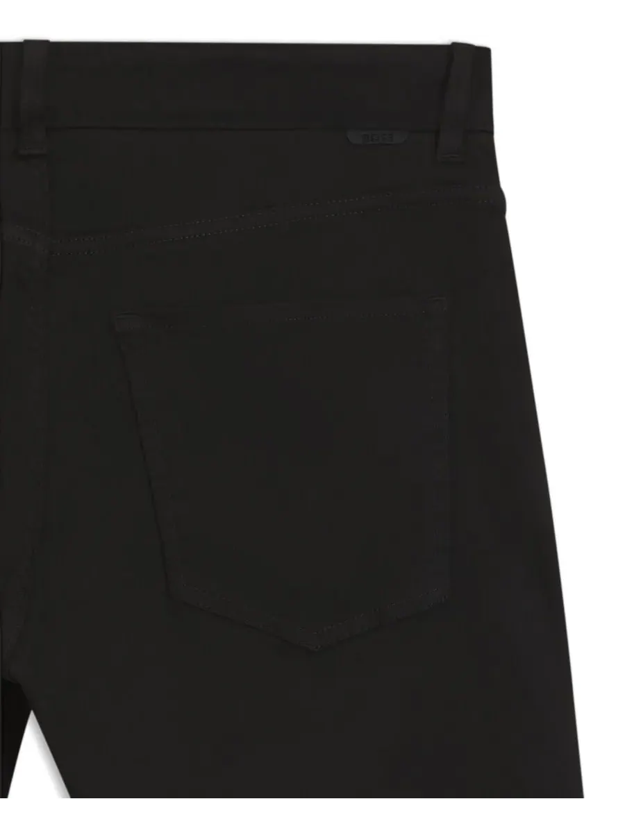 Мужские брюки Delaware Slim-Fit из износостойкой саржи Hugo Boss — изображение 2 из 5, черный