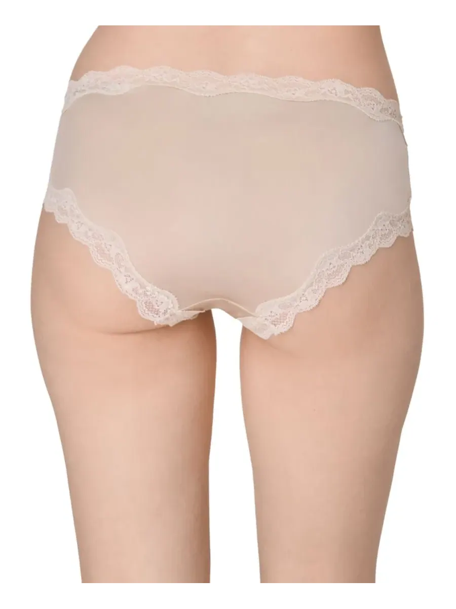 Женские повседневные милые трусики-хипстеры с низкой посадкой DMPLCH Maidenform — изображение 4 из 5, бежевый