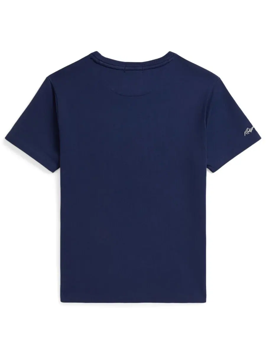 Детская футболка с круглым вырезом Yankees (8-20 лет) Polo Ralph Lauren, темно-cobalt — изображение 2 из 3, кобальт