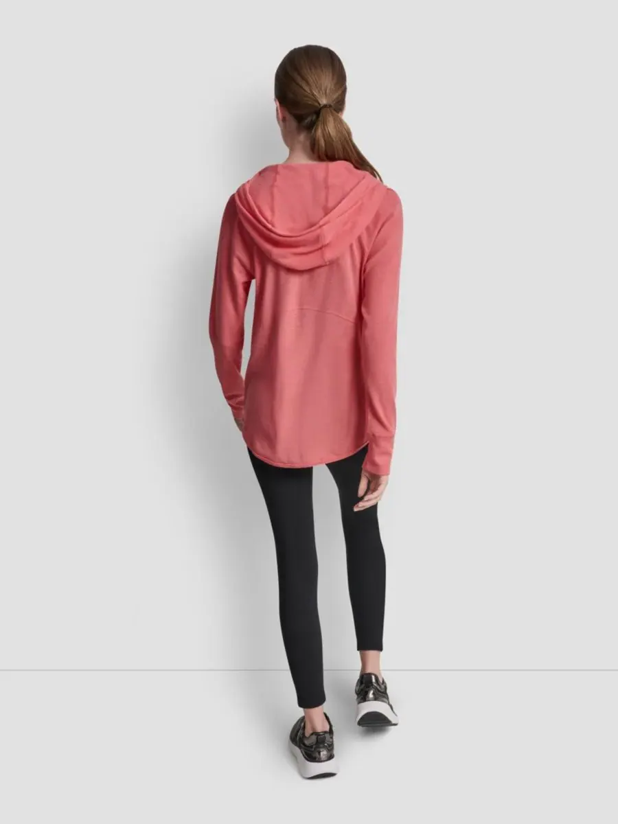 Женская спортивная толстовка на молнии DKNY — изображение 6 из 6, загорелый