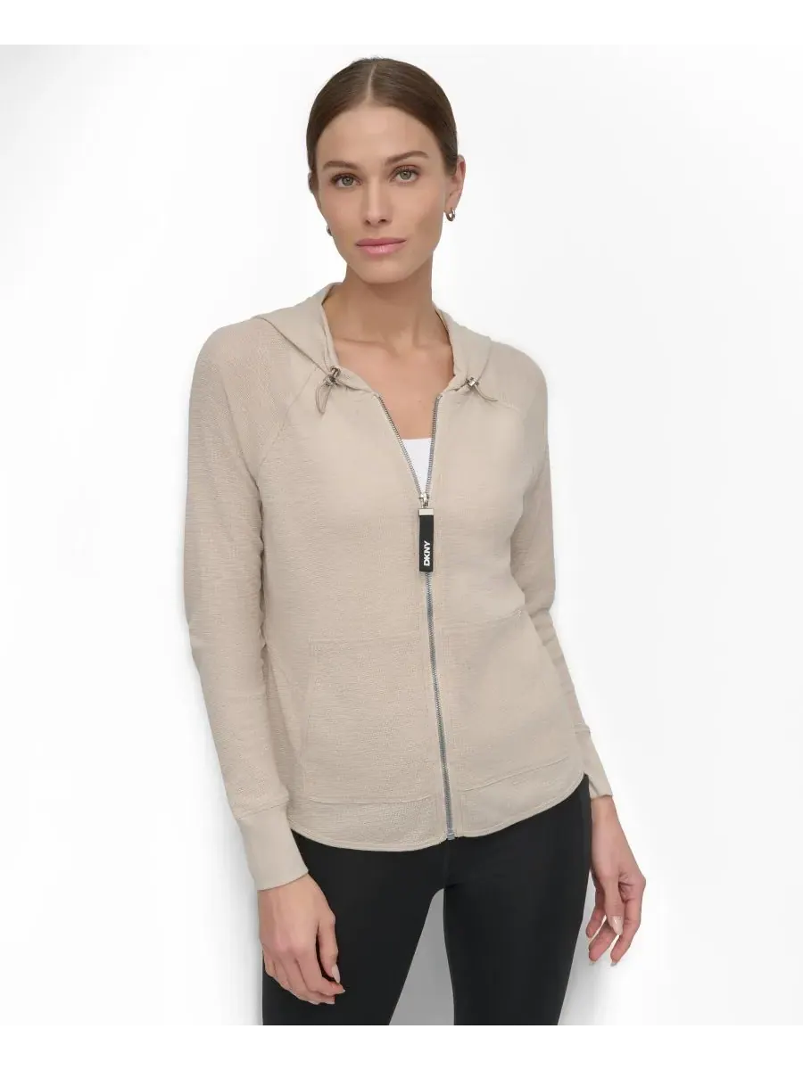 Женская спортивная толстовка на молнии DKNY