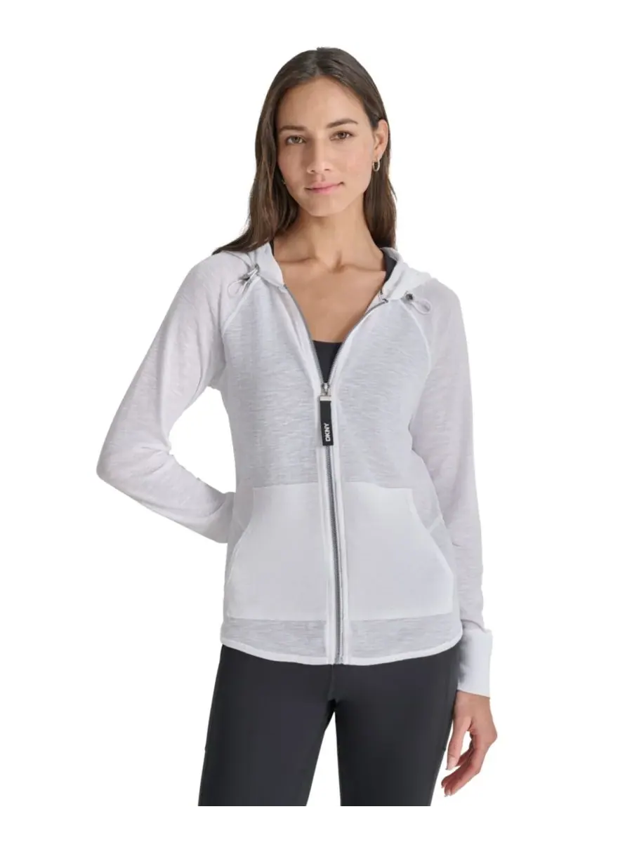 Женская спортивная толстовка на молнии DKNY