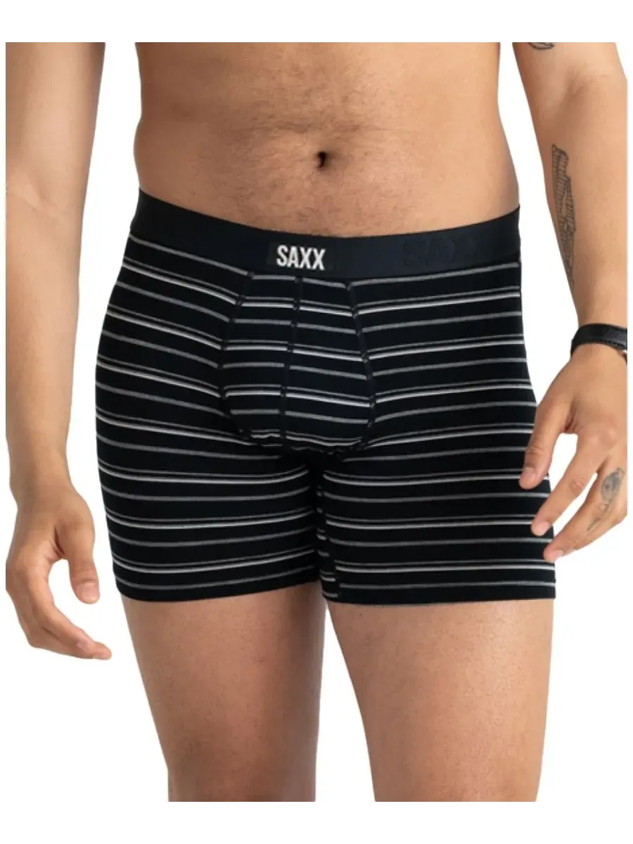 Мужские боксерские трусы Vibe Xtra Slim-Fit с принтом SAXX — изображение 3 из 4, черный