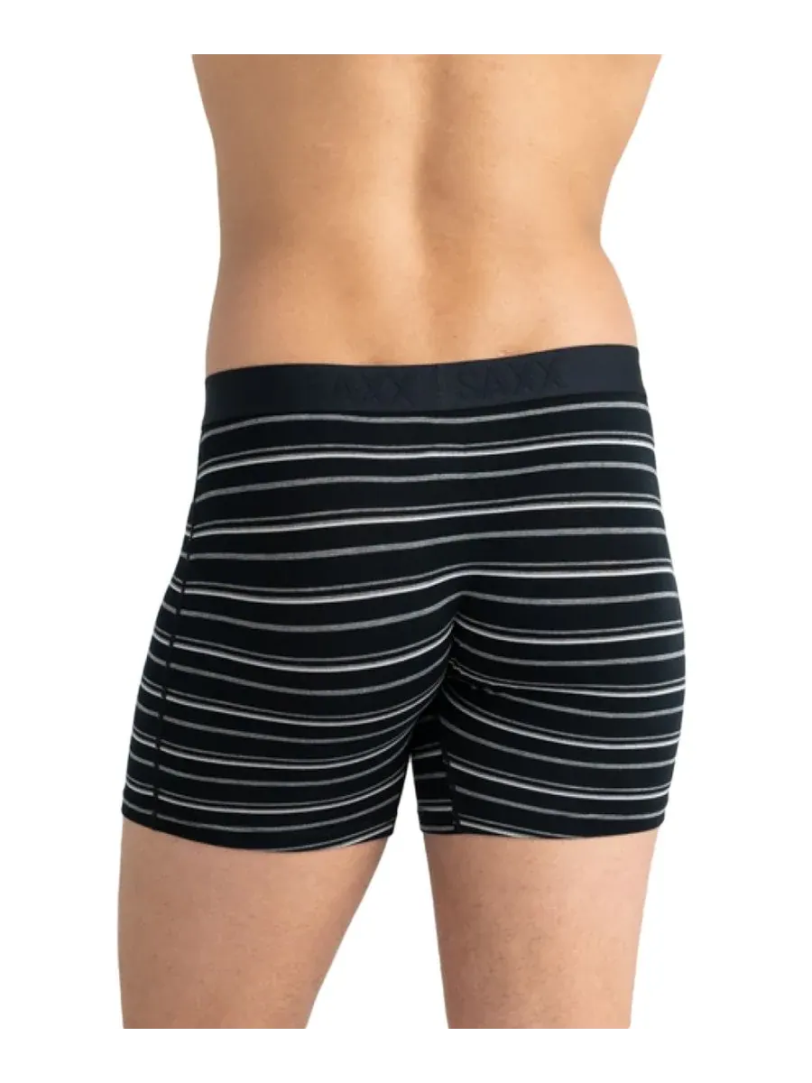 Мужские боксерские трусы Vibe Xtra Slim-Fit с принтом SAXX — изображение 4 из 4, черный