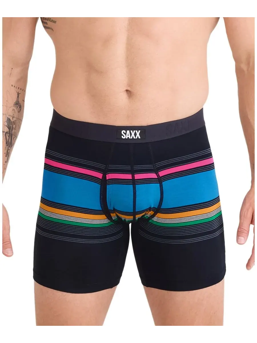 Мужские боксерские трусы Vibe Xtra Slim-Fit с принтом SAXX — изображение 2 из 3, мульти