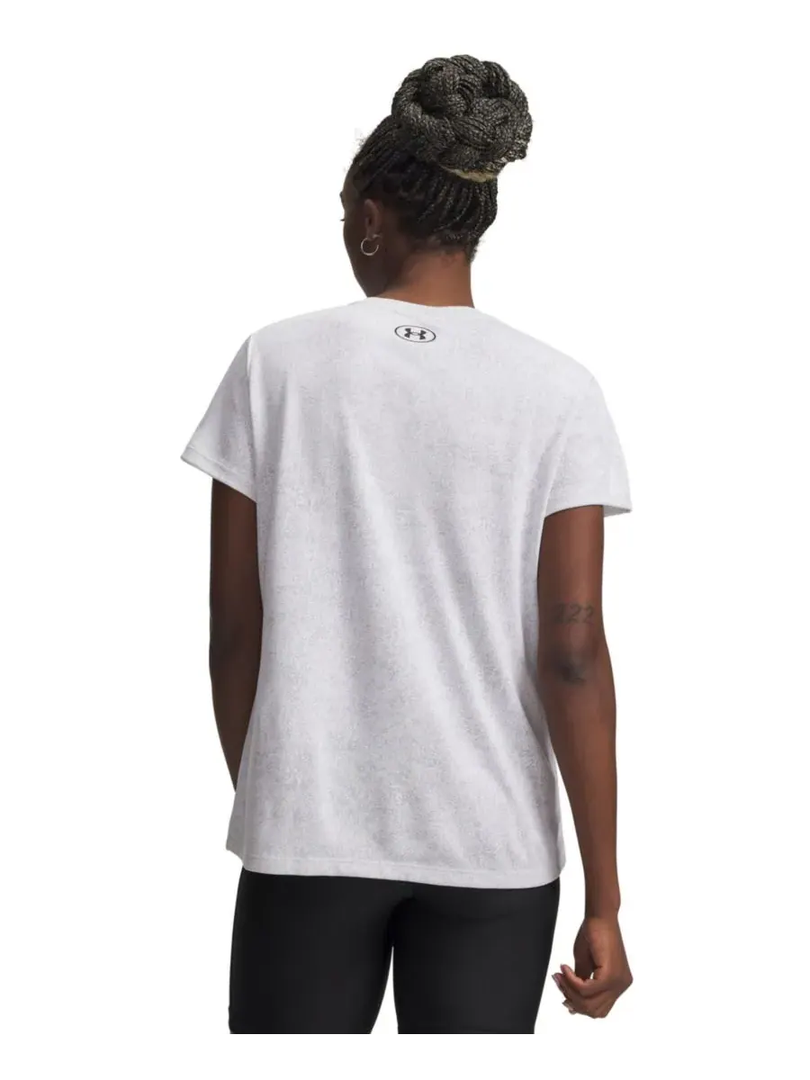 Женская футболка с коротким рукавом Tech Pixelate Under Armour — изображение 3 из 3, белый/черный