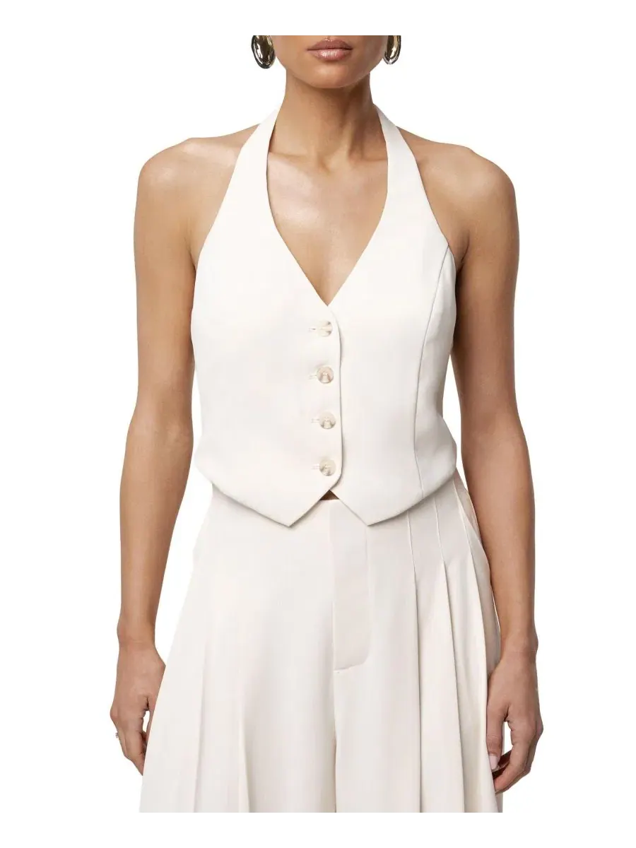 Женский жилет Signature Elegance Jluxlabel — белый