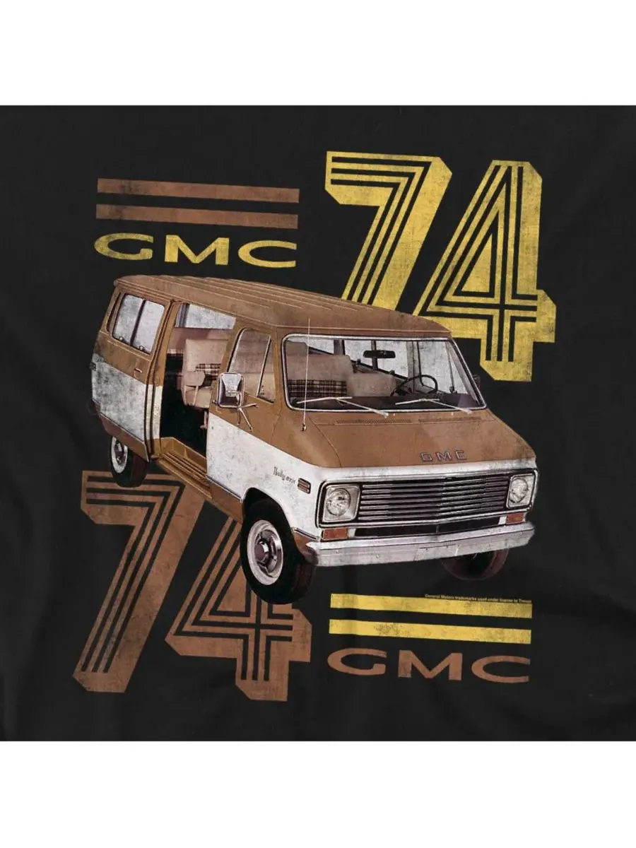 Мужская футболка GMC 74 Logovision — изображение 3 из 3, черный