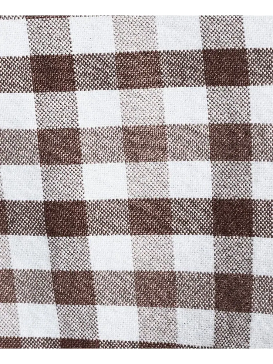 Классическая рубашка оксфорд с длинным рукавом Sail Rigger Lands' End, Carafe Vintage Taupe Gingham — изображение 4 из 4