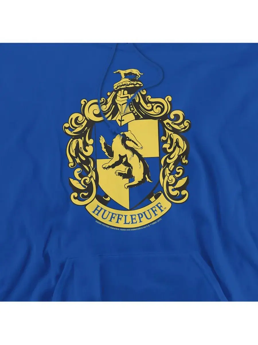 Худи с капюшоном Hufflepuff Crest Harry Potter — изображение 2 из 3, королевский