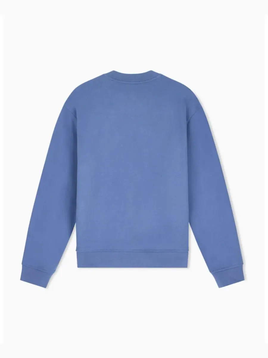 Свитшот с круглым вырезом Crossover Crewneck Vintage Indigo A|X Armani Exchange — изображение 3 из 8, винтажный индиго