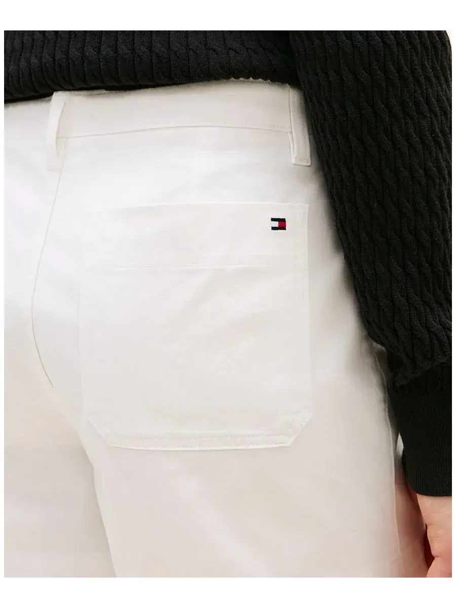 Женские шорты из твила с накладными карманами Tommy Hilfiger — изображение 3 из 4, экру