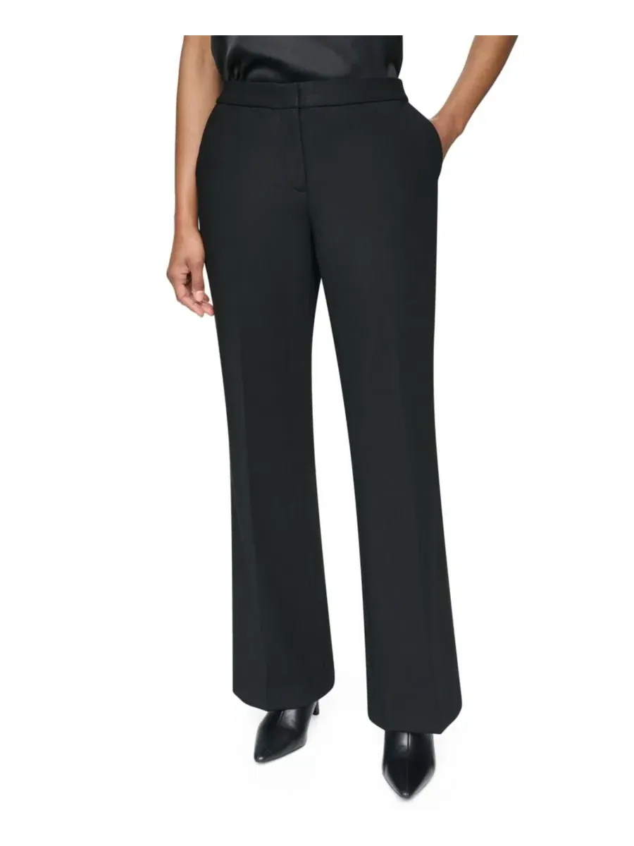 Брюки-клеш с заниженной талией DKNY